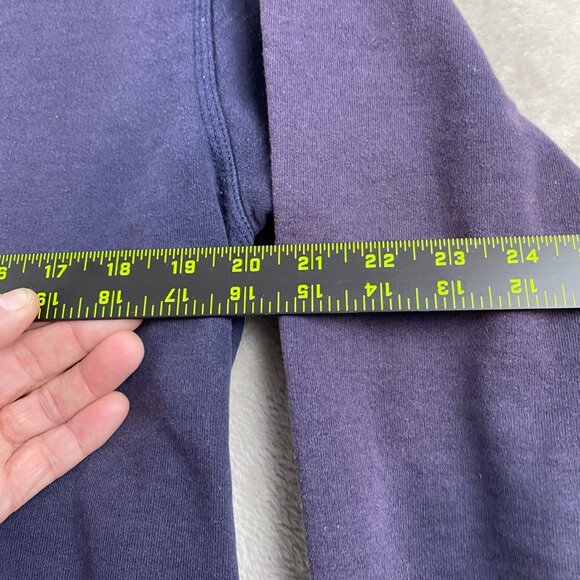 Champion Men's Crewneck Sweatshirt Medium Dark Navy Cotton Blend - Picture 4 of 13